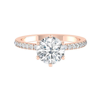 round-cut-solitaire-pave-moissanite-engagement-ring