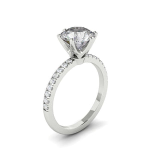 round-cut-solitaire-pave-moissanite-engagement-ring