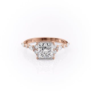 princess-cut-cluster-moissanite-engagement-ring-3