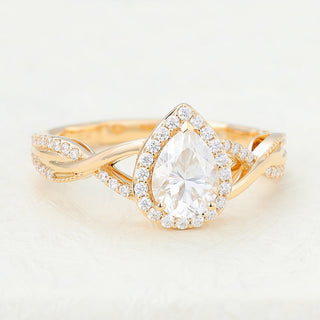 pear-shaped-moissanite-halo-twisted-pave-engagement-ring