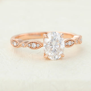 oval-shaped-moissanite-milgrain-style-engagement-ring