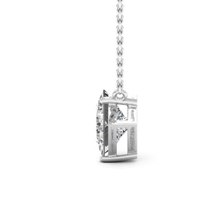 Princess Cut Colleen Diamond Moissanite Necklace For Women