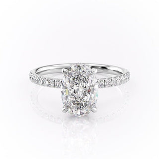 oval-cut-solitaire-pave-setting-moissanite-engagement-ring