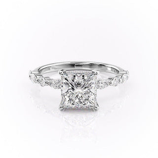 princess-cut-solitaire-pave-setting-moissanite-engagement-ring-3