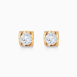 0.2CT Round Cut Solitaire Moissanite Stud Diamond Earrings For Her