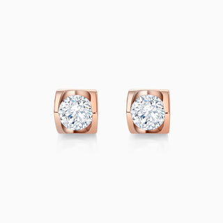 0.2CT Round Cut Solitaire Moissanite Stud Diamond Earrings For Her