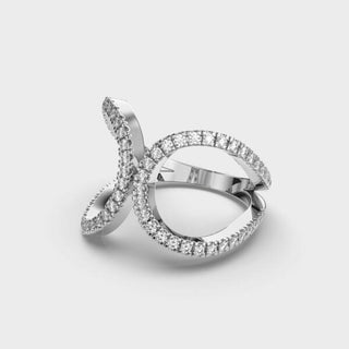 Unique Diamond Moissanite Ring for Women