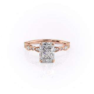 radiant-milgrain-style-moissanite-engagement-ring