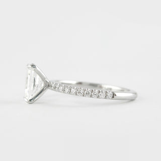 1.80CT Radiant Cut Pave Moissanite Diamond Engagement Ring For Women